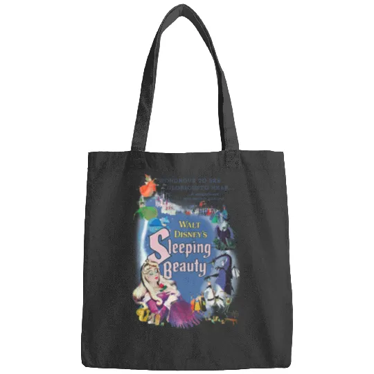Retro Disney Sleeping Beauty Bags, Aurora and Prince Philip Bags