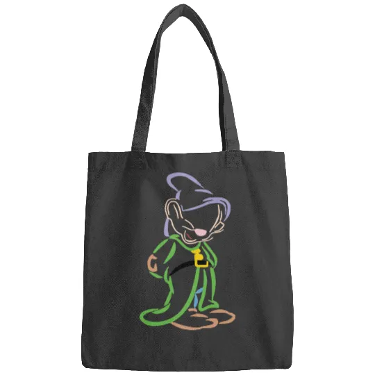 Dopey Embroidered Crewneck Crew, Disney embroidered Bags, Disney Snow White Bags, Disney Crew, Disney Crewneck