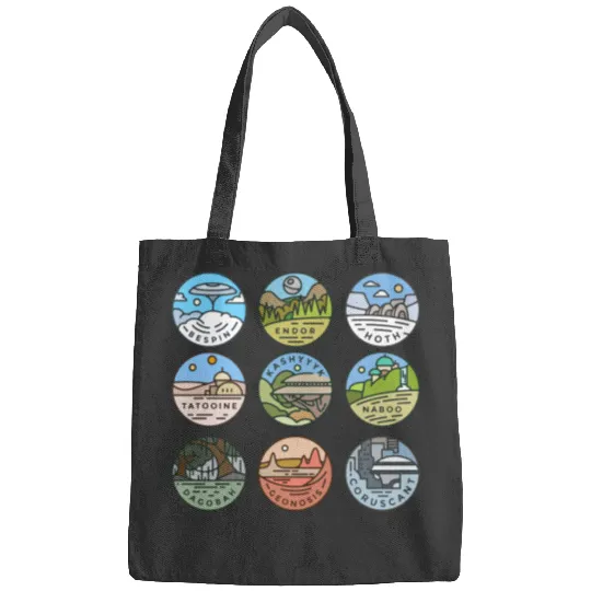 Disney Star Wars Bags, Star Wars Planets Simple Bags
