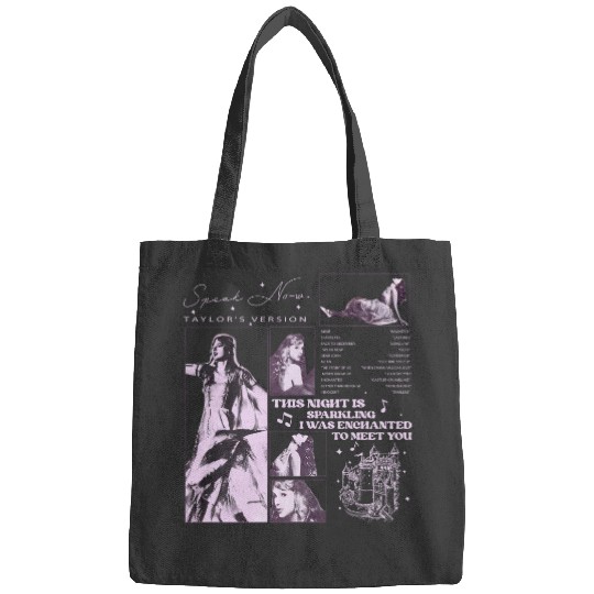 Discover Taylor Album Speak Now Track List Bags,Taylor version Tour Bags