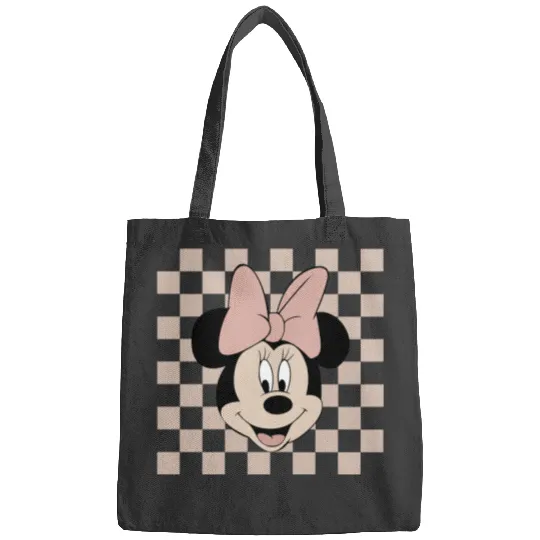 Minnie Checkered Bags, Vintage Minnie Mouse Bags, Disney Girl Trip Bags