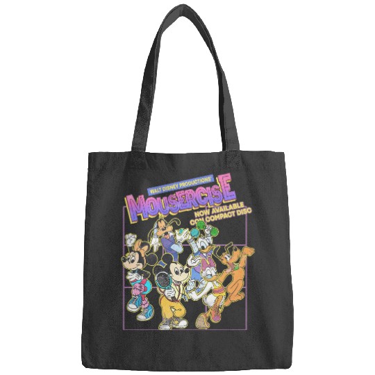 Vintage Disney Mousercise 90's Promotional Bags, Disney Bags