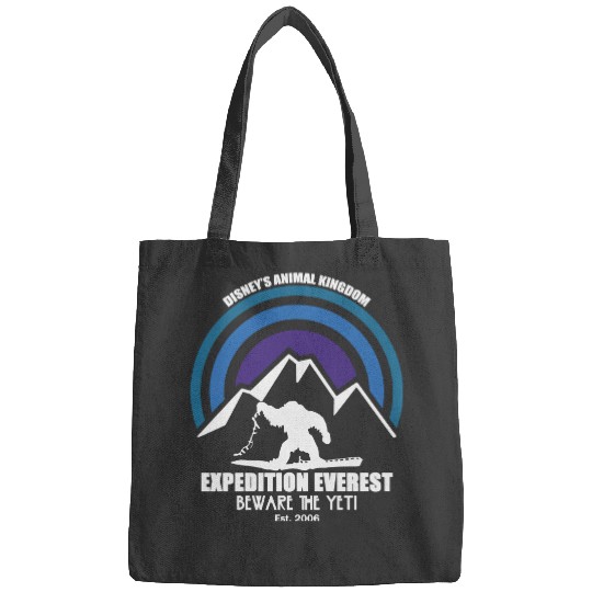 Expedition Everest - Disney Inspired - Animal Kingdom - Ride - Yeti - Unisex Short Sleeve Bags - Bags