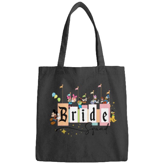 Discover Disney Bride Squad Bags, Minnie Bride Bags, Disney Bachelorette Party Bags