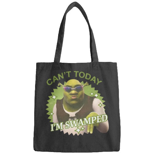 Can't Today I'm Swamped Bags, Shrek Bags, Disney Fiona Princess Bags
