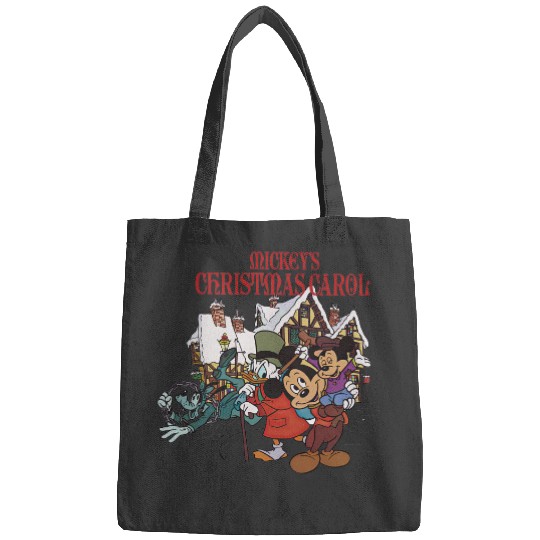 Mickey's Christmas Carol Bags, Disney X-mas Holiday Movie Bags