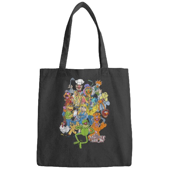 Disney The Muppets Main Characters Distressed Group Shot Bags