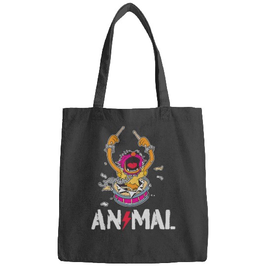 Funny Drummer Disney The Muppets Animal Rock And Roll Drums Graffiti Logo Bags