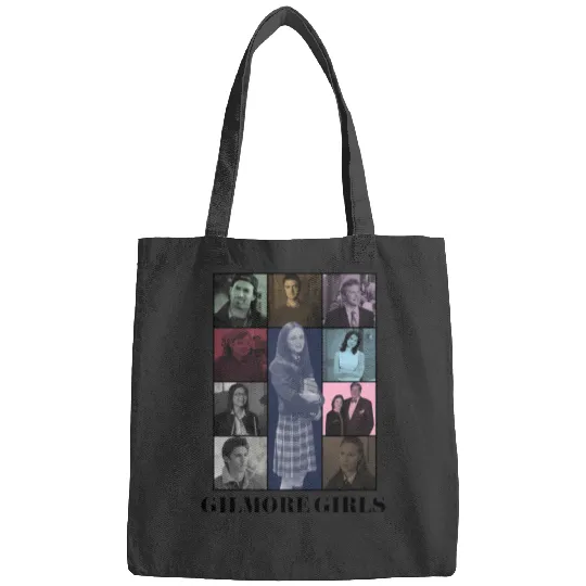 Gilmore Girls Eras Tour Poster (Black Print) Bags