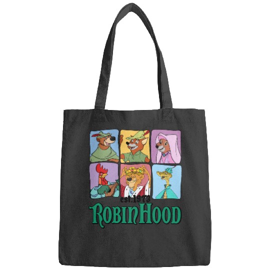 Retro Disney Robin Hood Characters Est. 1973 Bags