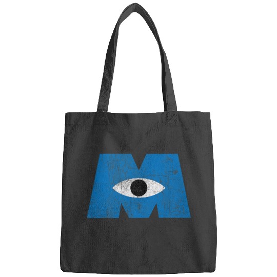 Disney Pixars Monsters Inc Distressed Cyclops Blue Logo Bags