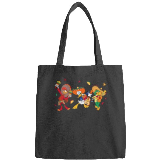 Retro The Three Caballeros  Bags, Jose Donald Duck Panchito, Disney Cinco De Mayo Fiesta Bags