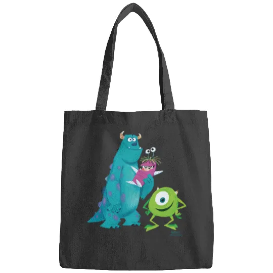 Disney Pixars Monsters Inc. Sulley Mike Boo Concept Art Bags