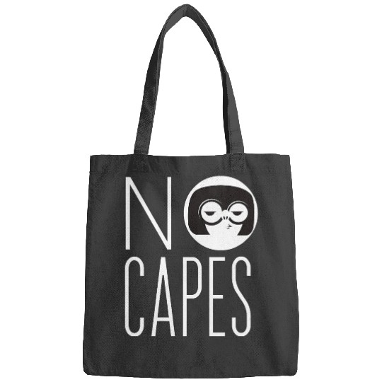 Womens Disney Pixars The Incredibles 2 Edna Mode No Capes Logo VNeck Bags