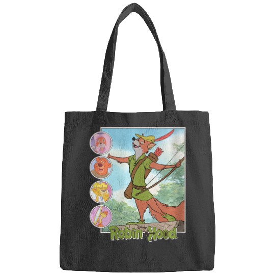 Womens Disney Robin Hood Classic Disney Film Retro V-Neck Bags