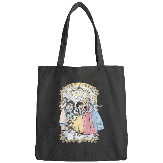 Disney Princess Once Upon A Time  Cartoon Raglan Baseball Tee Bags