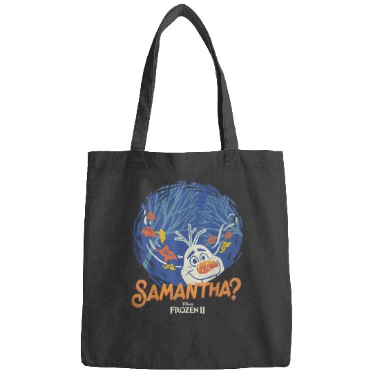 Disney Frozens 2 Olaf Samantha Circle Portrait T-Shirt Bags