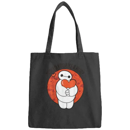 Disney Big Hero 6 Valentine's Day Baymax Hug Heart Logo T-Shirt Bags