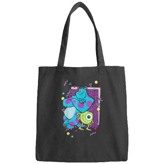 Disney Pixars Monsters Inc. Mike And Sully 90's Style T-Shirt Bags