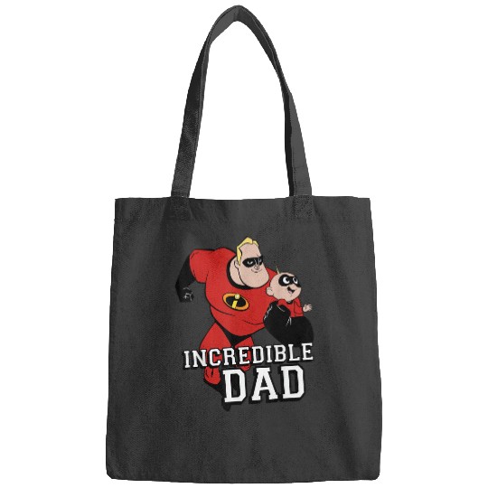 Disney Pixars Incredibles 2 Dad and Jack Jack Graphic T-Shirt T-Shirt Bags