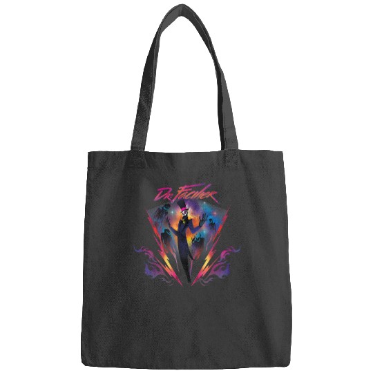 Disney Villains Dr. Facilier 90s Rock Band Neon T-Shirt Bags