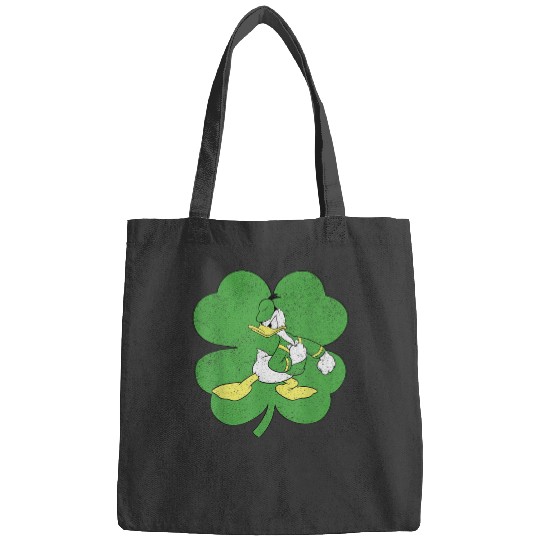 Disney Donald Duck Retro Shamrock St. Patrick's Day T-Shirt Bags
