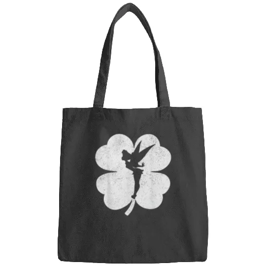 Disney Tinker Bell Shamrock Silhouette St. Patrick's Day T-Shirt Bags