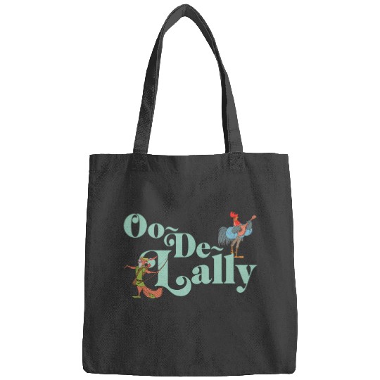 Disney Robin Hood Oo-De-Lally Iconic Quote Chest Text Logo Bags