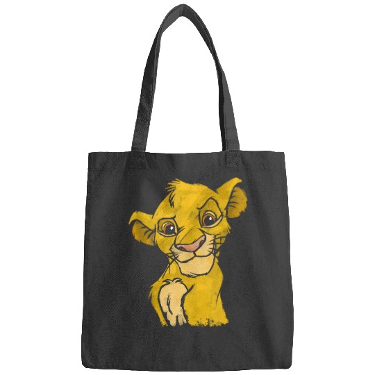 Disney Lion King Young Simba Smiling Portrait Sketch Bags
