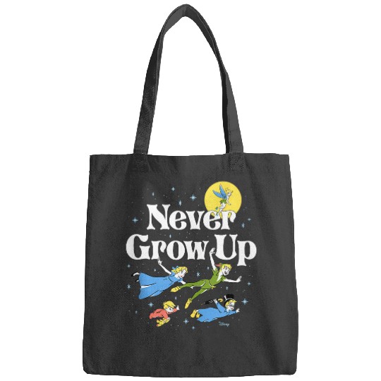 Vintage Never Grow Up Peter Pan Bags, Disney Peter Pan Bags