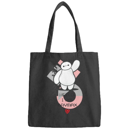 Disney Big Hero 6 Hello I Am Baymax Cute Kanji Logo Bags