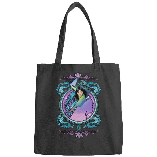 Disney Mulan Stained Glass  Color Gradient Nouveau Bags