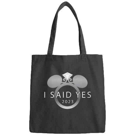 Disney I Said Yes 2023 Engagement Ring Proposal Mickey Bags