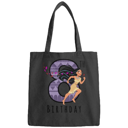 Disney Pocahontas 8th Birthday Cartoon Portrait Bags