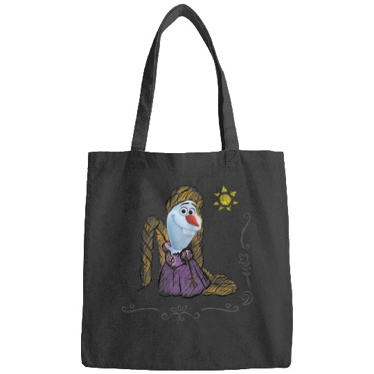 Disney Olaf Presents Rapunzel Costume Sketch Bags