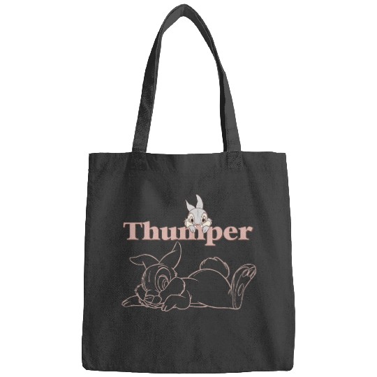 Disney Bambi Thumper Peach Outline Bags