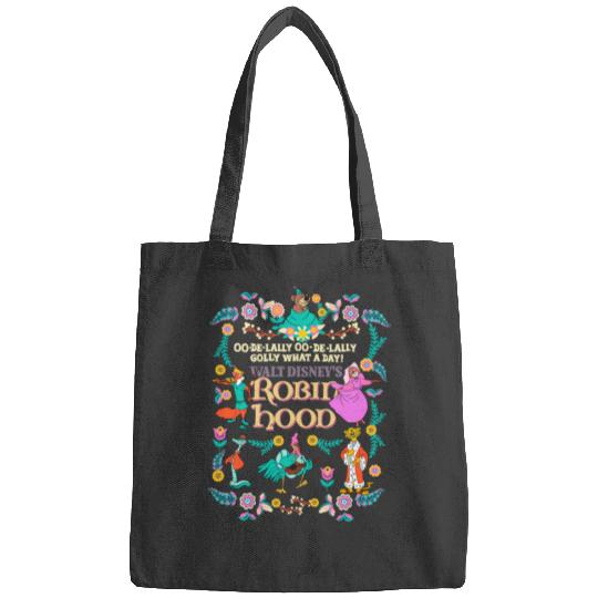 Vintage Disney Robin Hood Floral Bags, Disney Family Trip 2024 Bags