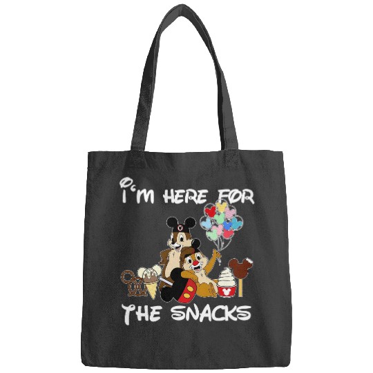 I'M Just Here For The Snacks Bags, Snacking Around The World Bags, Chip And Dale Bags Disney Trip Family Bags