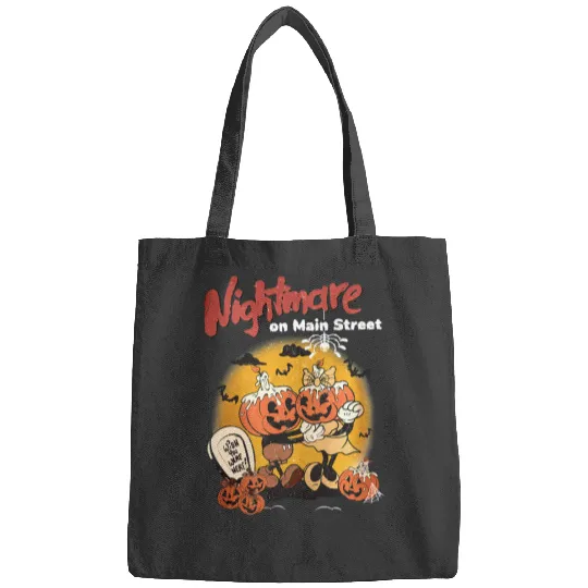 Vint age Nightmare on Mainstreet Halloween Pumpkin DisneyMickey Minnie Mouse - Halloween Disney Cla Bags