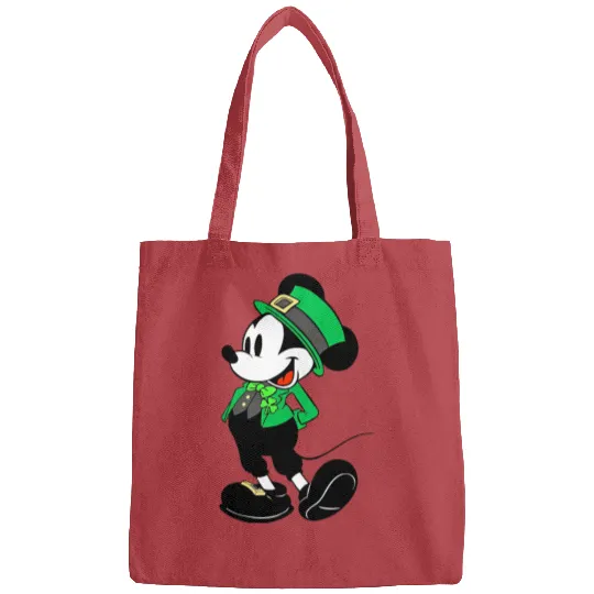 Mickey Mouse Shamrock  Bags, St Patrick's Day Bags, Irish Mickey Bags, Disney St Patricks Day Bags,
