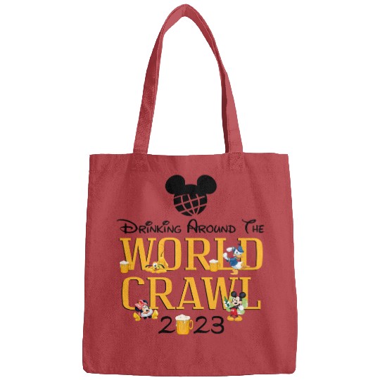 Drinking Around The World Crawl 2023 Bags/Epcot Center Bags/Drinking Around The World/Disney Trip Bags/Mickey Drinking Disney O-07022323