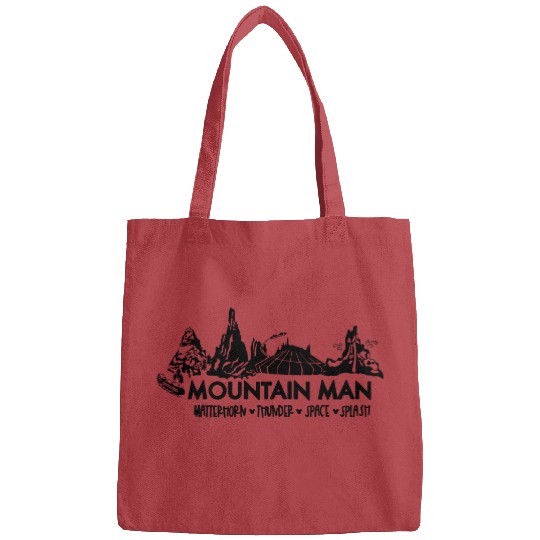Disney mountain man Bags, DISNEYLAND Bags, splash mountain, space mountain , Matterhorn Bags