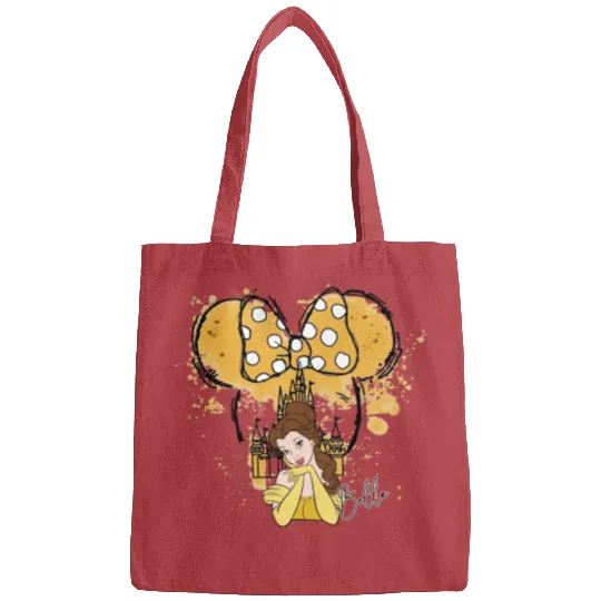 Disney Belle Princess Bags, Belle Princess Bags, Watercolor Princess Bags