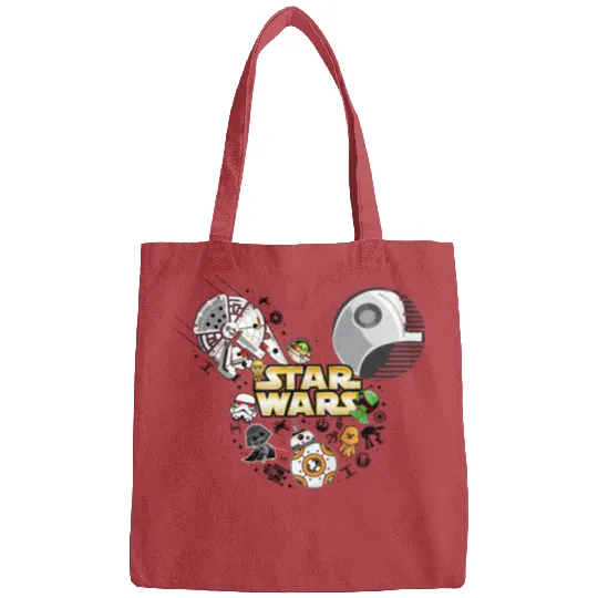 Star Wars Mickey Mouse Bags, Mickey head star wars Bags, Disney Family Bags