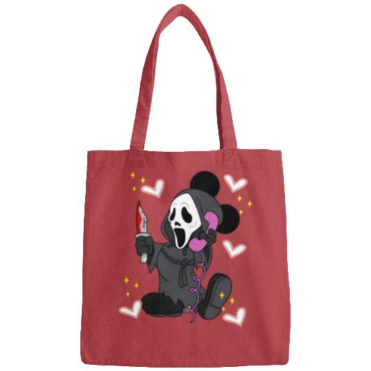 Disney Mickey Scream No You Hang Up Bags, Mickey Ghost Scream Ghostface Phone Call Bags