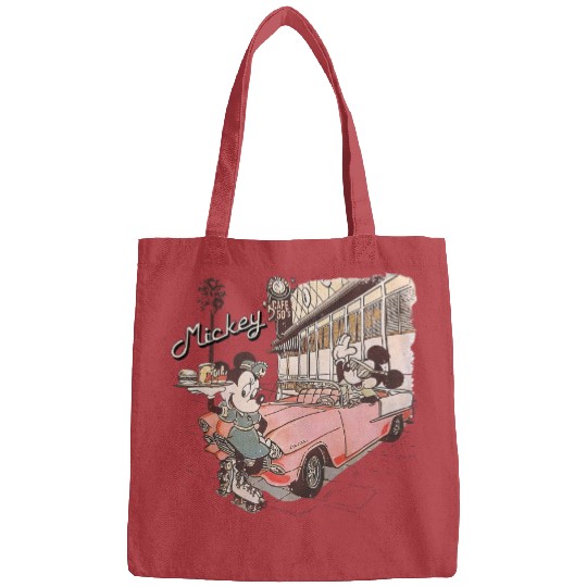 Discover Retro Mickey and Minnie Classic Car Bags, Disney Mickey and Friends Vintage Bags