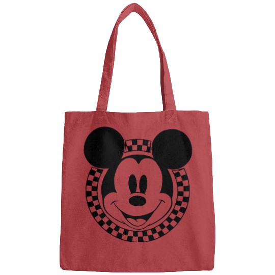 Retro Mickey Checkerboard Circle Bags, Mickey Bags, Disney Mickey Bags