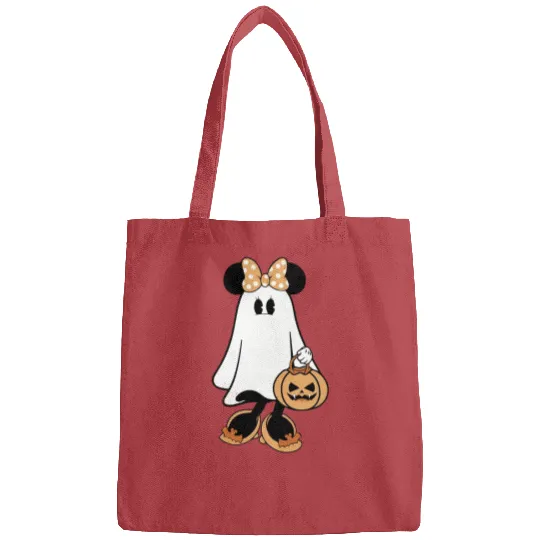 Retro Minnie Ghost  Bags, Minnie Halloween Bags, Disney Pumpkin, Halloween Pumpkin Bags, Disney World Bags, Magic Kingdom