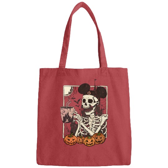 Vintage Disney Skeleton  Color Bags, Mickey Skeleton Coffee Bags