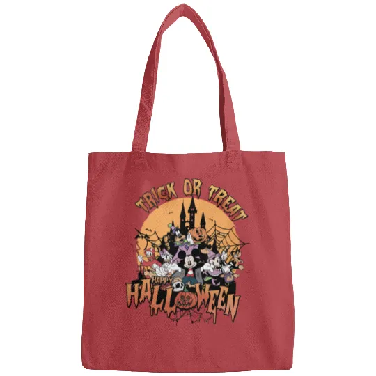 Retro Trick or Treat Disney Halloween Bags, Vintage Disney and Bella Bags